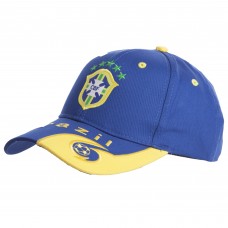 Кепка футбольного клубу SP-Sport BRAZIL CO-0798 синій-жовтий
