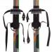 Лыжи беговые подростковые в комплекте с палками Zelart SK-0881-130B цвета в ассортименте