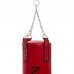 Мішок боксерський Циліндр з ланцюгом ZELART BO-1990 висота 115см червоний