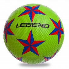 М'яч гумовий Футбольный LEGEND FB-1922 №5 салатовий-червоний-синій