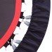 Фітнес батут складний круглий SP-Sport TX-6388B-40 101см чорний-червоний
