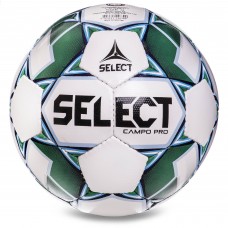 М'яч футбольний SELECT CAMPO-PRO IMS №5 білий-зелений