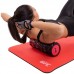 Роллер для йоги і пілатесу масажний UFC UHA-69722 33см чорний-червоний