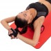 Роллер для йоги и пилатеса массажный UFC UHA-69722 33см черный-красный