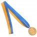 Медаль спортивная с лентой SP-Sport CELEBRITY C-6406 золото, серебро, бронза