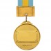 Медаль спортивна зі стрічкою SP-Sport FLASH C-2514 золото, срібло, бронза