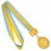 Медаль спортивна зі стрічкою SP-Sport FLASH C-2514 золото, срібло, бронза