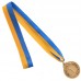 Медаль спортивна зі стрічкою SP-Sport GLORY C-3969-1-4,5 золото, срібло, бронза