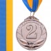 Медаль спортивна зі стрічкою SP-Sport TRIUMF C-4871 золото, срібло, бронза