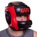 Шолом боксерський з бампером шкіряний UFC PRO UHK-75065 XL чорний