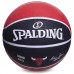 М'яч баскетбольний гумовий SPALDING NBA Team CHICAGO BULLS 83503Z №7 чорний-червоний