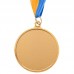 Медаль спортивна зі стрічкою SP-Sport WORTH C-4520-6-5 золото, срібло, бронза