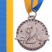 Медаль спортивна зі стрічкою SP-Sport ZIP C-6404 золото, срібло, бронза