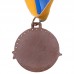 Медаль спортивная с лентой SP-Sport ZIP C-6404 золото, серебро, бронза
