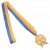 Медаль спортивна зі стрічкою SP-Sport Карате C-4338 золото, срібло, бронза
