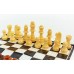 Шахові фігури з полотном SP-Sport IG-3103-WOOD-SHAHM пішак-2,5 см дерево
