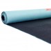 Коврик для йоги Замшевый Record FI-5663-2 размер 1,83мx0,61мx1мм голубой с Цветочным принтом