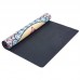 Коврик для йоги Замшевый Record FI-5662-14 размер 1,83мx0,61мx3мм бежевый с цветочным принтом