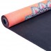 Коврик для йоги Замшевый Record FI-5662-9 размер 1,83мx0,61мx3мм коралловый с принтом мандала