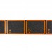Координационная лестница коврик в рулоне для тренировки скорости FI-7220 4,5м черный-оранжевый