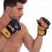 Рукавиці для змішаних єдиноборств MMA шкіряні MATSA ME-2010 M-XL кольори в асортименті