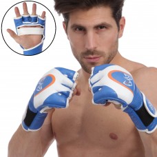 Перчатки для смешанных единоборств MMA кожаные RIV MA-3305 S-XL цвета в ассортименте