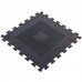 Килимок модульне підлогове покриття для спортзалу Zelart FI-5349 118х118см чорний