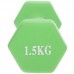 Гантель для фітнесу SP-Planeta Веселка TA-0001-1,5 1шт 1,5кг кольори в асортименті