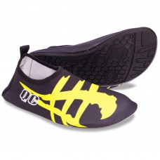 Обувь Skin Shoes для спорта и йоги SP-Sport Иероглиф PL-0419-BK размер 34-45 черный-салатовый