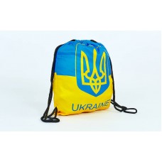 Рюкзак-мешок SP-Sport UKRAINE GA-4433-UKR желтый-голубой
