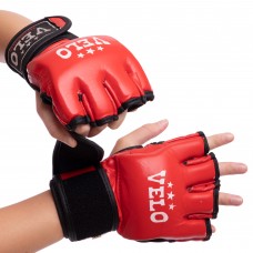 Перчатки для смешанных единоборств MMA кожаные VELO ULI-4035 S-XL цвета в ассортименте