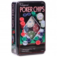 Набір для гри в покер в металевій коробці SP-Sport IG-1102110 100 фішок