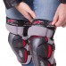 Мотозахист (коліно, гомілка) Alpinestars MS-4320 2шт чорний-червоний