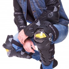 Комплект мотозахисту SCOYCO ICE BREAKER K17H17 (коліно, гомілка, передпліччя, лікоть) чорний-жовтий
