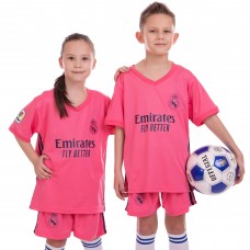Форма футбольна дитяча REAL MADRID виїзна 2 021 SP-Planeta CO-2479 8-14 років рожевий