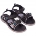 Босоніжки сандалі підліткові KITO ASD-M0516-BLACK размер 36-39 черные