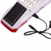 Світильник аварійного освітлення на сонячній батареї з акумулятором SP-Sport SW209 білий-червоний