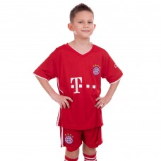 Форма футбольна дитяча BAYERN MUNCHEN домашня 2021 SP-Planeta CO-2499 8-14 років червоний