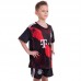 Форма футбольна дитяча BAYERN MUNCHEN резервна 2021 SP-Planeta CO-2507 8-14 років чорний-червоний