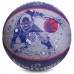 Мяч баскетбольный резиновый SPALDING NBA Sketch 2.0 83677Z №7 синий-серый