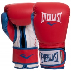 Боксерські рукавиці EVERLAST POWERLOCK P00000730 16 унцій червоний-синій