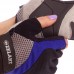 Перчатки для фитнеса женские Zelart ZG-3604 XXS-M черный-синий-серый
