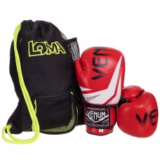 Боксерские перчатки кожаные LOMA VNM 017-N цвета в ассортименте