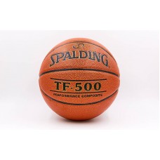 Мяч баскетбольный Composite Leather SPALDING TF-500 PERFORMANCE 74529Z №7 оранжевый