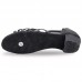 Туфли бальные блок каблук Record D506 размер 30-37 черный