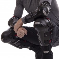 Комплект мотозахисту TAO-TRAIL MS-1237 (коліно, гомілка, передпліччя, лікоть) чорний