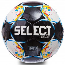 М'яч футбольний ST ULTIMATE ST-11-2 №5 PU білий-салатовий-блакитний-чорний