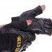 Перчатки для тяжелой атлетики кожаные GOLDS GYM BC-3609 XS-XXL черный