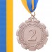 Медаль спортивна зі стрічкою SP-Sport PREMIER C-6861 золото, срібло, бронза