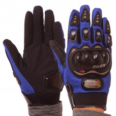 Мотоперчатки PRO BIKER MCS-01C M-XL ВС-3902-B синий-черный